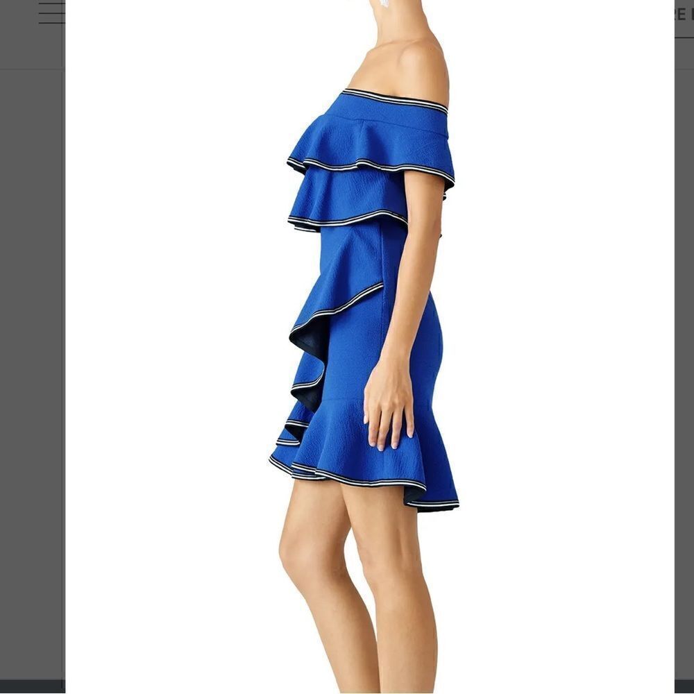 Rebecca Vallance Ruffle Mini Dress - Picture 3 of 11